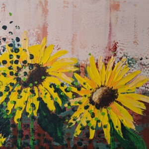 ART CARD Zonnebloemen